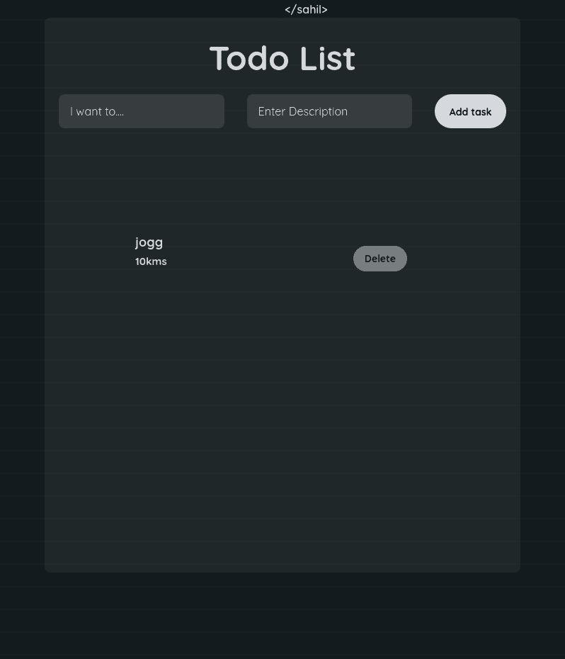 To-Do App